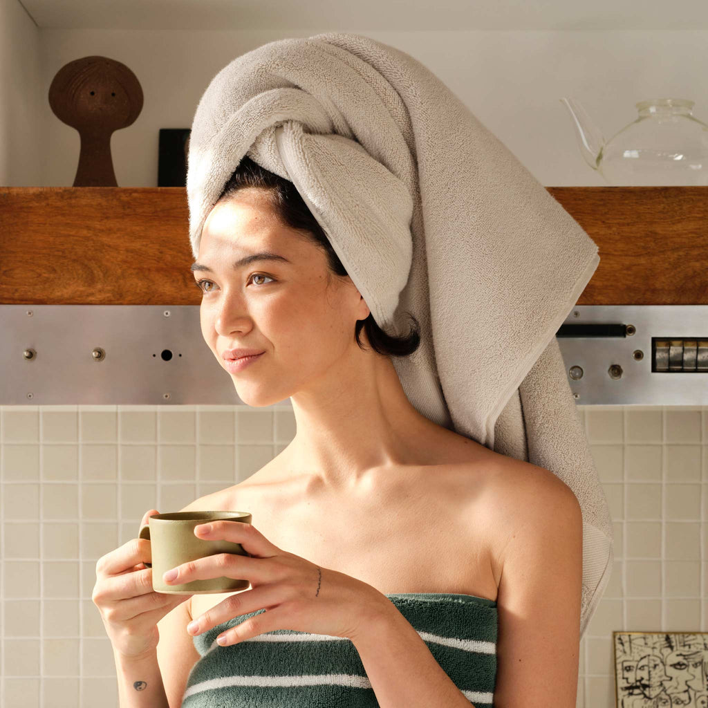Super-Plush Turkish Cotton Bath Sheets Set of 2