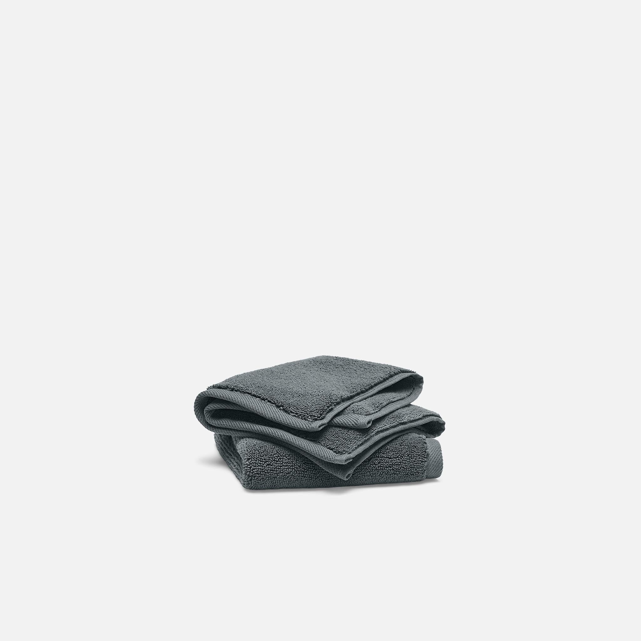 Super-Plush Turkish Cotton Washcloths Set of 2