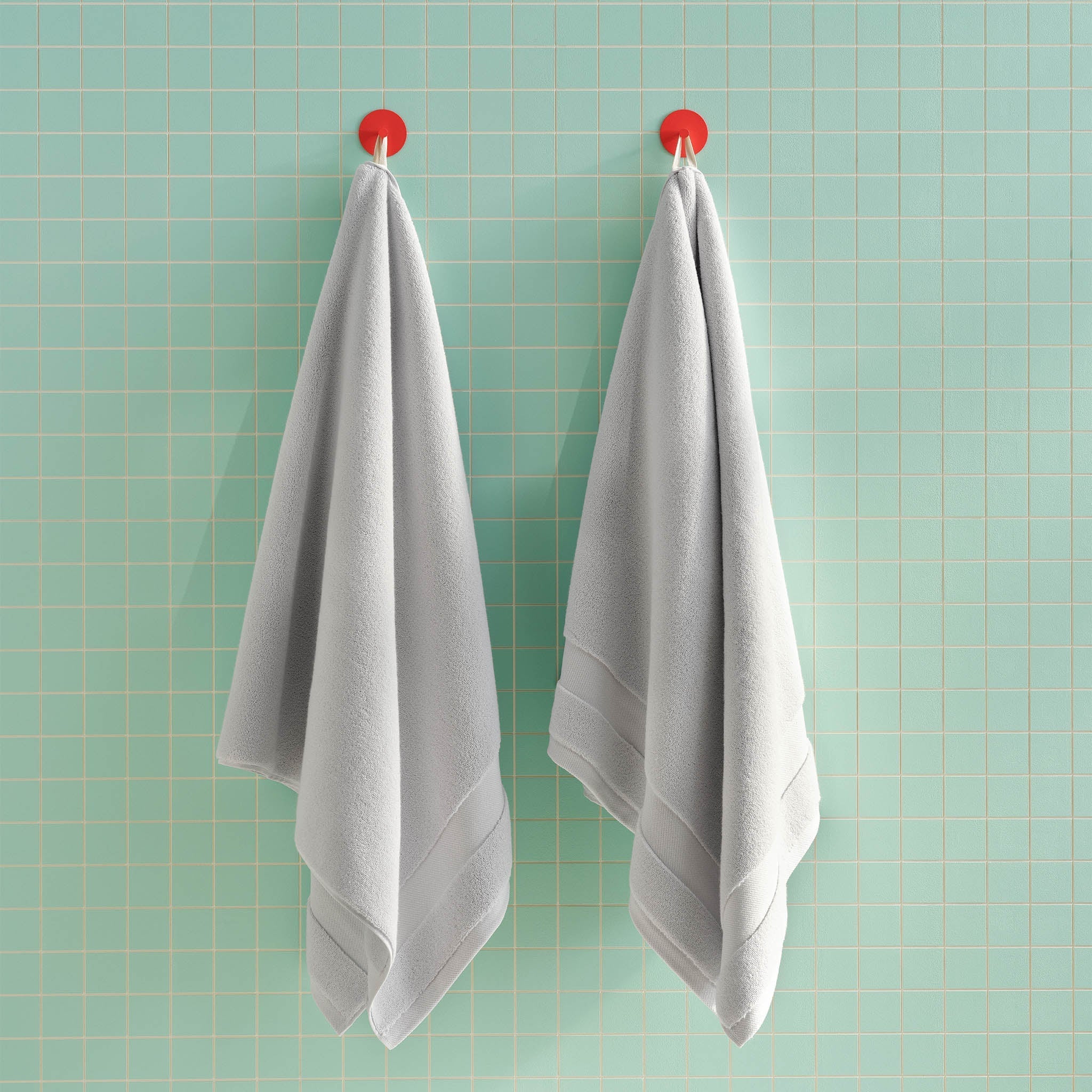 Super-Plush Turkish Cotton Bath Towels Set of 2