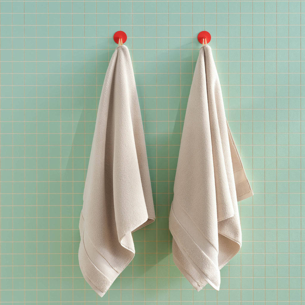 Super-Plush Turkish Cotton Bath Towels Set of 2