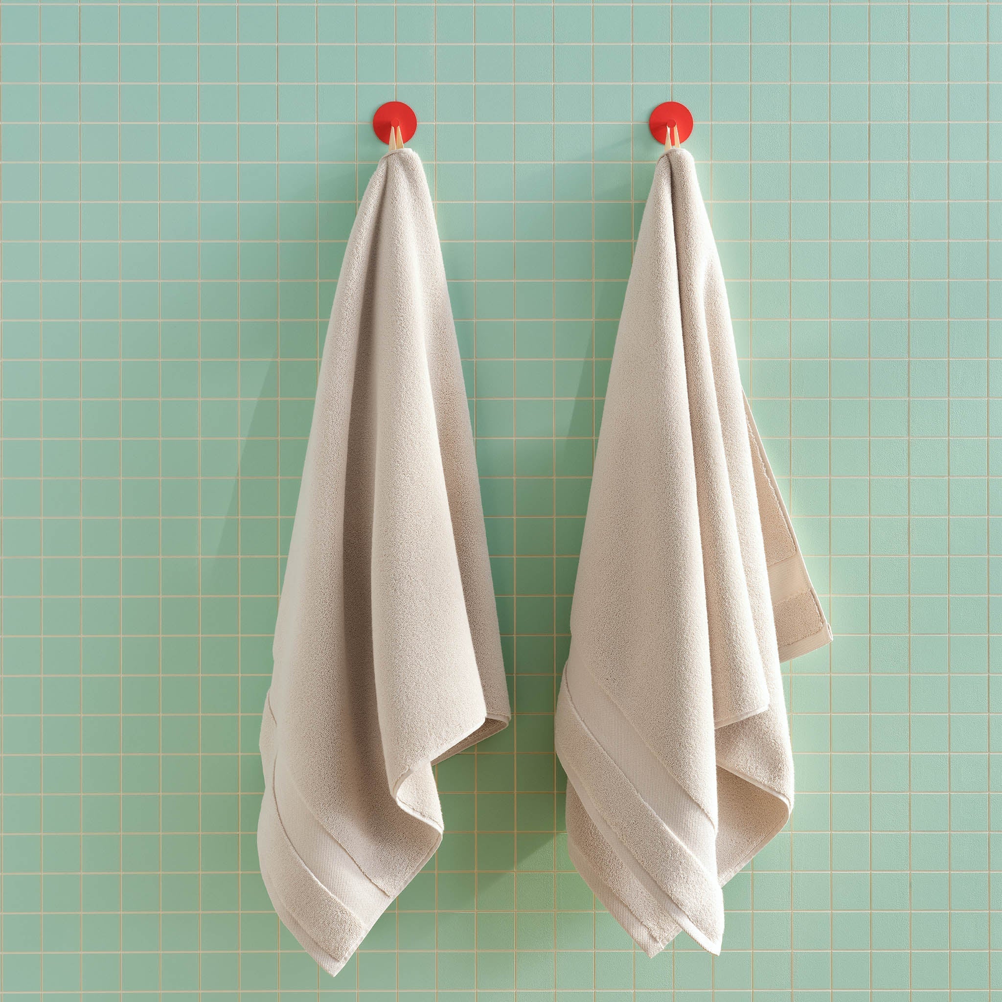 Super-Plush Turkish Cotton Bath Towels Set of 2