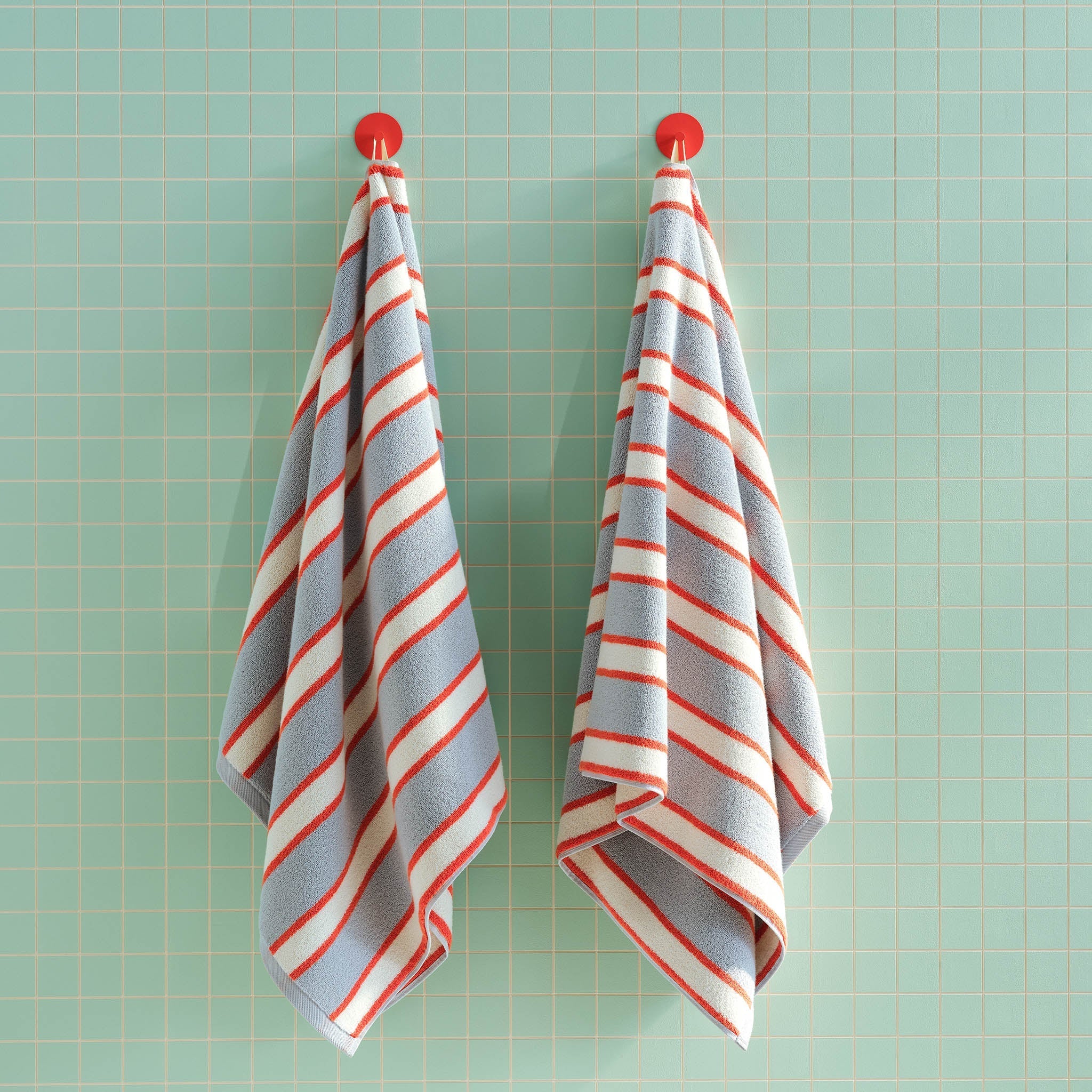 Super-Plush Turkish Cotton Bath Towels Set of 2