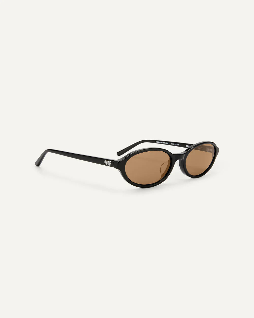 Baby Sunglasses in Black with Brown Lenses