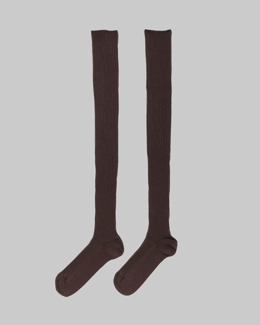 Overknee Socks in Orta Brown