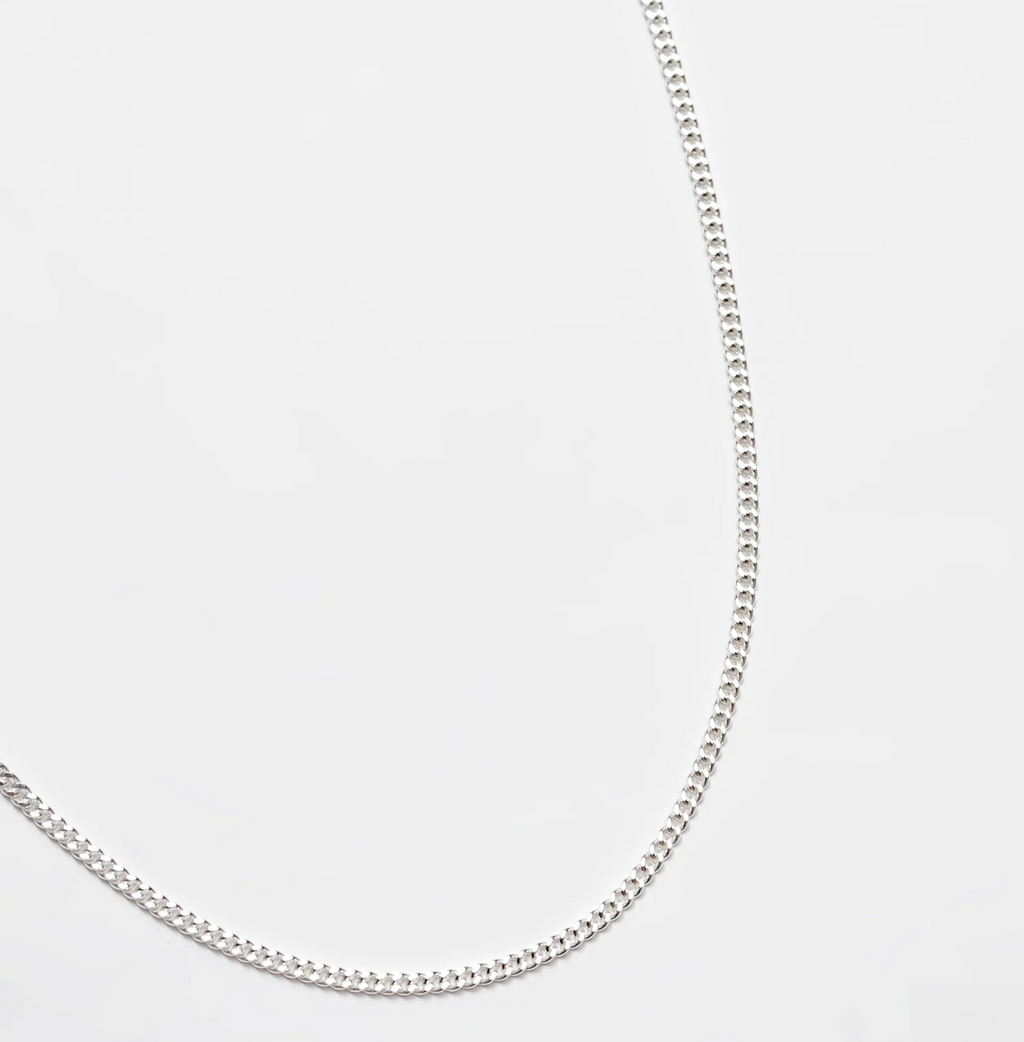Curb Chain in Sterling Silver