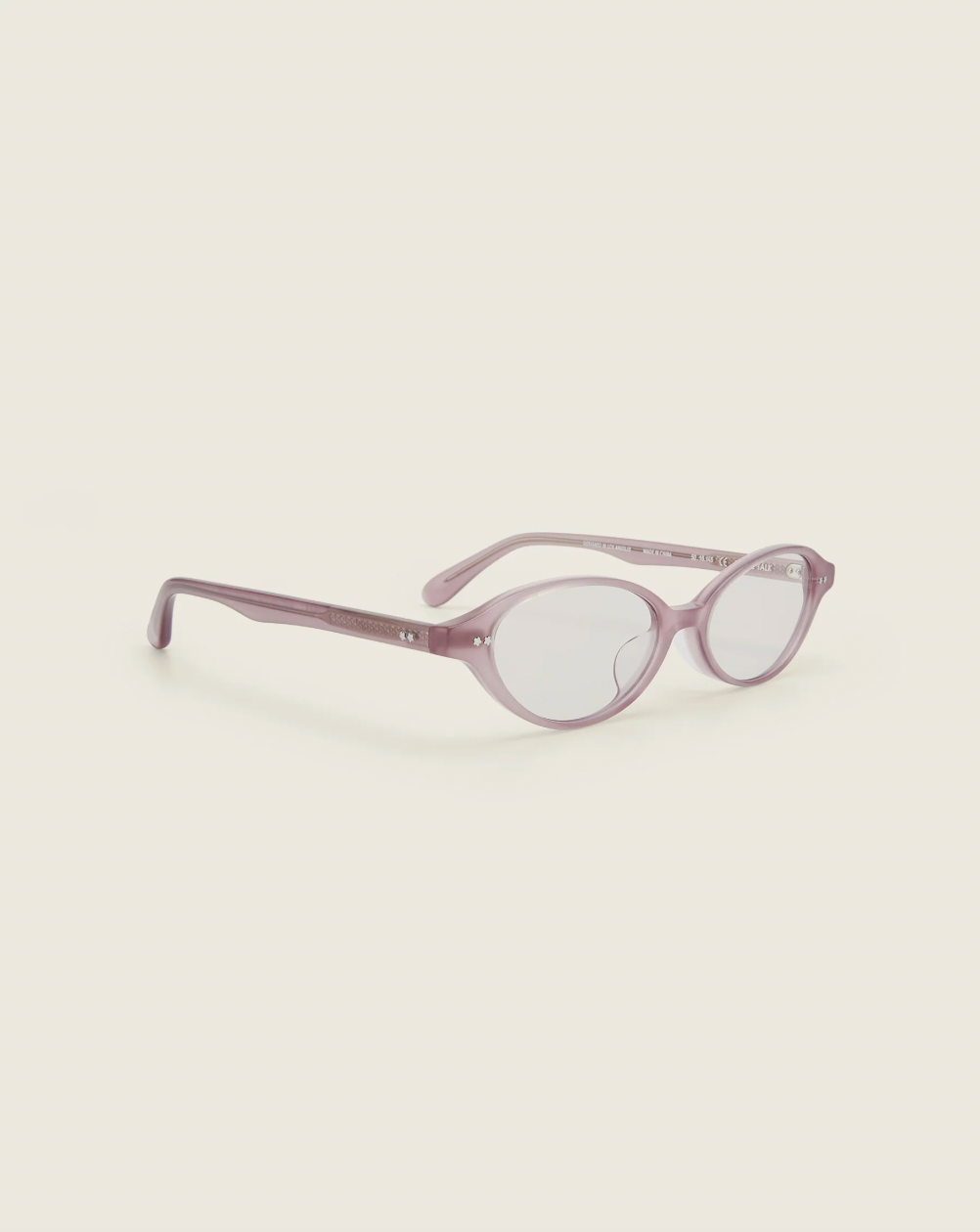Small Talk Sunglasses with Purple Frames Clear Lenses