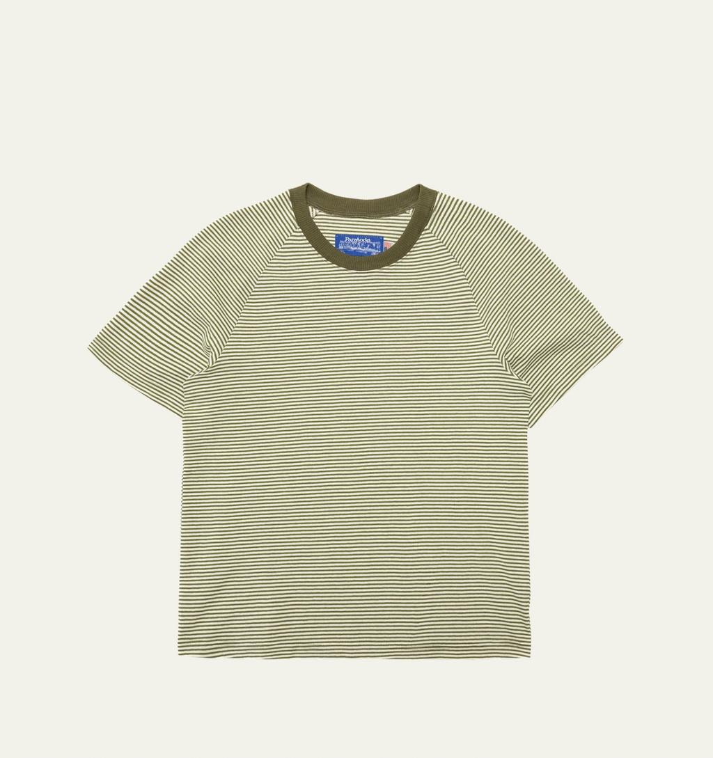 Lo-Fi Tee in Yellow Stripe