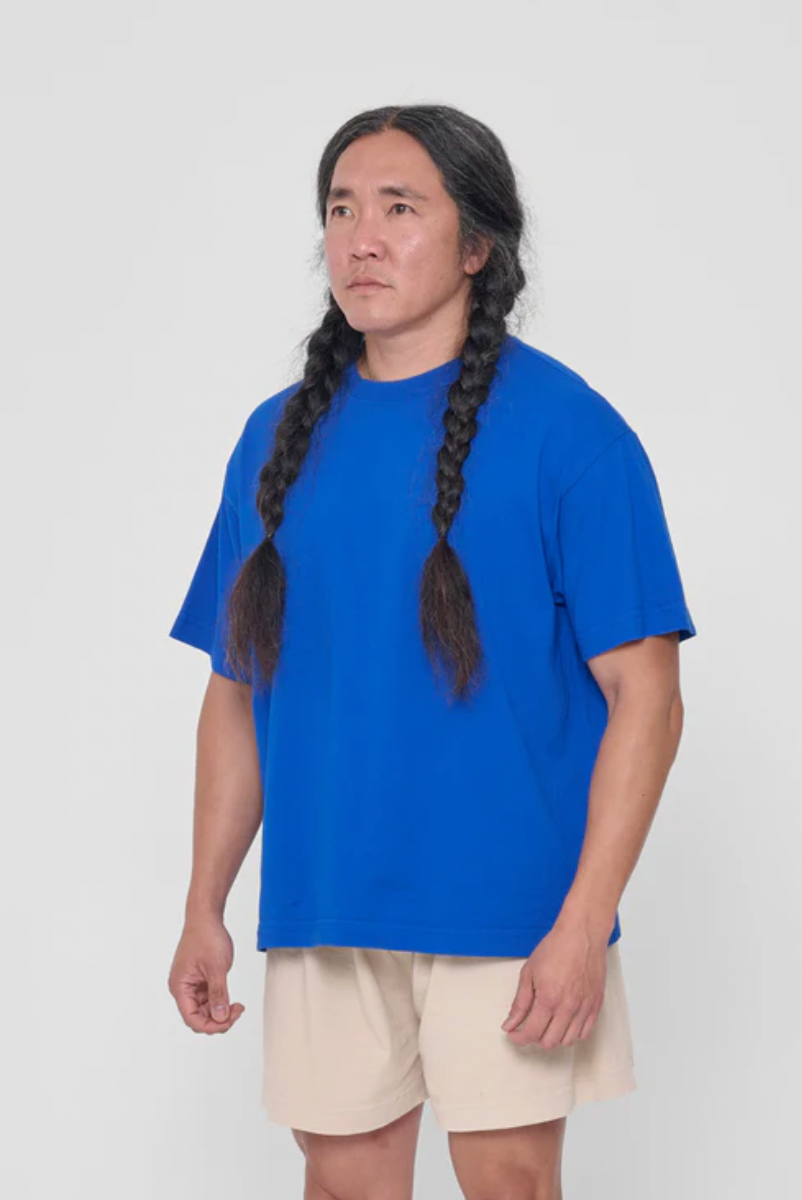 Boxier Trash Tee in Lapis
