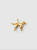 Dog Charm in Gold