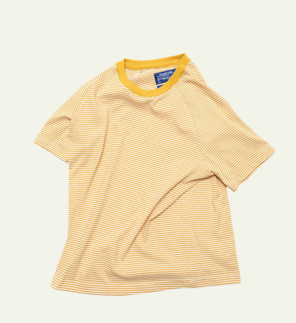 Lo-Fi Tee in Green Stripe