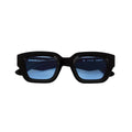 Karate Sunglasses with Black Frames Blue Lenses